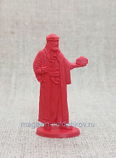 Солдатики из пластика Киевская Русь. Мирный житель. Купец Зафир (красный), Воины и битвы - фото
