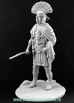 Сборная миниатюра из смолы Римский центурион. I век н.э. 54 мм, Chronos miniatures