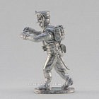 Сборная миниатюра из металла Канонир с камышиной, 28 мм, Аванпост