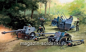 7026 ИТ Пушки: Pak35+Pak40+Flak38  (1/72) Italeri