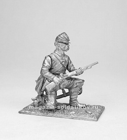 Миниатюра из олова 7-й кавалерийский полк США, 54 мм, Магазин Солдатики