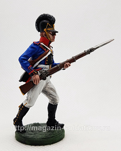 Миниатюра из олова Рядовой 15-го линейного полка, Бавария, 1804-1812 г., 54 мм, Студия Большой полк (БП0391.12.11.54) (БП0391.12.11.54)