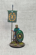 Миниатюра из олова Римский воин вспомогательных войск, 54 мм, Студия Большой полк - фото