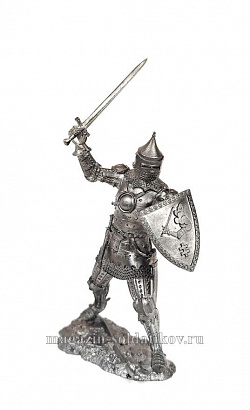 Миниатюра из металла 75028 Рыцарь Великого Княжества Литовского XV в. 75 мм, Солдатики Публия