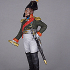 Миниатюра в росписи Генерал Д.С.Дохтуров. Россия, 1812 г., 1:32, Сибирский партизан (СП081) (СП081)