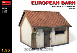 Сборная модель из пластика Европейский сарай MiniArt (1/35)