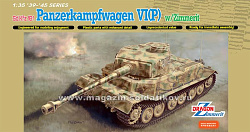 Сборная модель из пластика Д Танк Sd.Kfz.181 Panzerkampfwagen VI(P) w/Zimmerit(1:35) Dragon (6797) (6797)