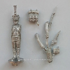 Сборная миниатюра из металла Сержант роты шассеров, стоящий, Франция, 28 мм, Аванпост