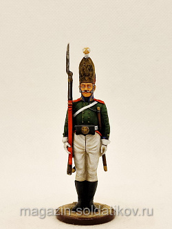 Миниатюра из олова Унтер-офицер Санкт-Петербургского полка, 1802-05 гг., Россия, Студия Большой полк (ИЛ0531.12.02.54) (ИЛ0531.12.02.54)