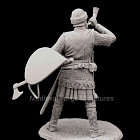 Сборная миниатюра из смолы Русский дружинник XIII век 75 мм (1:24) Medieval Forge Miniatures (C-75-112) (C-75-112)