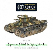 Японский танк Chi-Ha 97 BLi Warlord. Wargames (игровая миниатюра) - фото