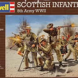 Revell Фигурки солдат шотландской пехоты (8th Army WW2) 1:72 (02512) (02512)