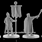 Сборная миниатюра из смолы Византийский командный набор, 4 фигуры, 28 мм, V&V miniatures