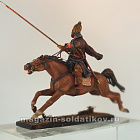 Сборная фигура из металла Hun Warrior 4 c. a. d., 54 мм, Alive history miniatures