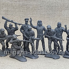 Солдатики из пластика Набор солдатиков №47 «Армия Египта (серый, 12 шт)» 1/32 Инженеръ Басевичъ