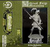 Сборная миниатюра из смолы Рыцарь Азенкура 75 мм (1:24) Medieval Forge Miniatures - фото