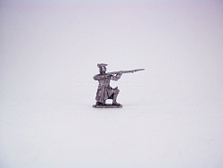 Солдатики из металла Русский мушкетер, стреляющий сидя, Магазин Солдатики (Prince August)