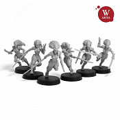 Сборные фигуры из смолы Voidstalkers Squad, 28 мм, Артель авторской миниатюры «W» - фото