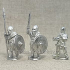 Сборные фигуры из металла Англо-саксы. Командная группа (3 фигуры), 28 мм STP-miniatures