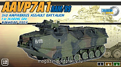 Масштабная модель в сборе и окраске Д Танк в сборе AAVP7A1 (1/72) Dragon - фото
