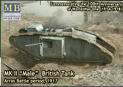 MB72005	Британский танк MK II "Самец", Битва Аррас период 1917 года 1:72, Master Box