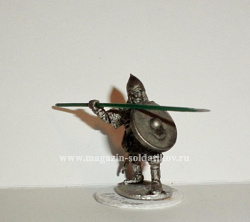 Пеший воин с копьём. 3-я линия, 28 мм Varang Miniatures (RMI-06) (RMI-06)