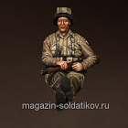 Сборная фигура из смолы SM 3583 Парашютист США на Шермане, 1:35, SOGA miniatures (SM-3583) (SM-3583)