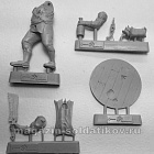 Сборная миниатюра из смолы Кок, 54 мм, Chronos miniatures