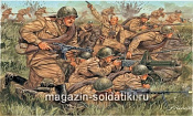 Солдатики из пластика ИТ Набор солдатиков «Советская пехота(1943)» (1/72) Italeri - фото