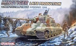 Сборная модель из пластика Д Танк King Tiger Late (Ardennes 1944) (1/35) Dragon (6232) (6232)