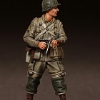 Сборная фигура из смолы SM 3543 Сержант 82-го воздушно-десантной дивизии в бою.День Д. 1944, 1:35, SOGA miniatures