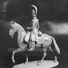 Сборная миниатюра из смолы Штаб-офицер Псовского кирасирского полка в трофейной кирасе, 54 мм, Chronos miniatures (CHM-54386) (CHM-54386)