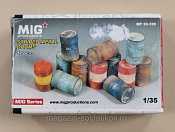 MP35-109 Сборная модель из пластика Striped Metal Drums 1/35 - фото