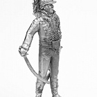 Миниатюра из олова 571 РТ Офицер мусульманской роты легиона Мирабо, 1800 г., 54 мм, Ратник (571-РТ) (571-РТ)