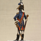 Миниатюра в росписи Тамбурмажор гвардейской пехоты, 1809-15 гг. 1:32 (МС0251.12.03.54) (МС0251.12.03.54)