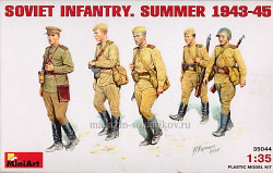 35044 К Советская пехота в летней униформе 1/35 (Q445-156) (Q445-156)