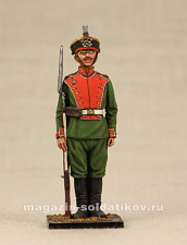 Миниатюра в росписи Гвардейский пехотинец 1913 г. 1:32 - фото