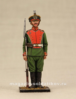 Миниатюра в росписи Гвардейский пехотинец 1913 г. 1:32 (МС0183.13.02.54) (МС0183.13.02.54)