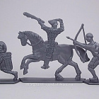 Солдатики из пластика Вильгельм Завоеватель, дополнительный набор (3 шт, серебристый) 52 мм, Солдатики ЛАД