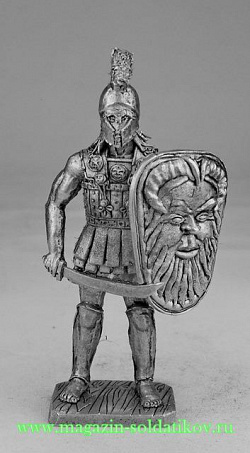 Миниатюра из металла Киприотский гоплит, 480 г. до н.э., 54 мм Новый век
