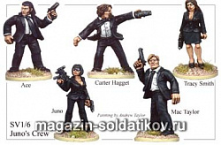 Фигурки из металла SV 16 Команда Джуно (28 мм) Foundry (SV-16) (SV-16)