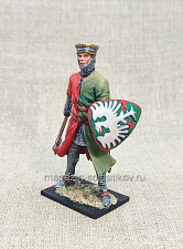 Миниатюра из олова Рыцарь-крестоносец, 54 мм - фото