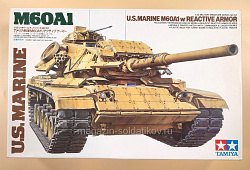 35157 Американский танк U.S Marine M60A1, вариант морской пехоты (1:35) Tamiya (Q445-224) (Q445-224)