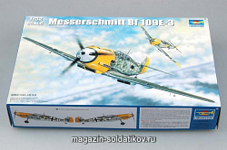 Сборная модель из пластика Самолет Мессершмитт BF - 109Е - 3 1:32 Трумпетер