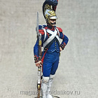 Миниатюра из олова Гвардейский сапер, Франция 1809-14 гг, 54 мм, Студия Большой полк (ИЛ2348.12.03.54) (ИЛ2348.12.03.54)