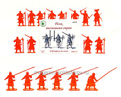 Солдатики из пластика Полк иноземного строя №2 (18 шт., красный) 1:32, Уфимский солдатик - фото