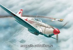 Сборная модель из пластика Советский истребитель Як - 7 1:72 Моделист