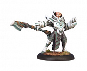 Сборная миниатюра из металла PIP 35002 Retribution Warcaster Adeptis Rahn BLI Warmachine - фото