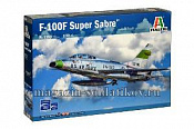 Сборная модель из пластика ИТ Самолет F-100F SUPER SABRE 1:72 Italeri - фото