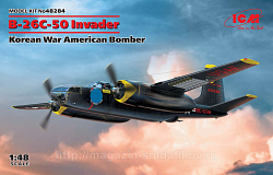 Сборная модель из пластика B-26С-50 Invader, Американский бомбардировщик (война в Корее) (1/48) ICM